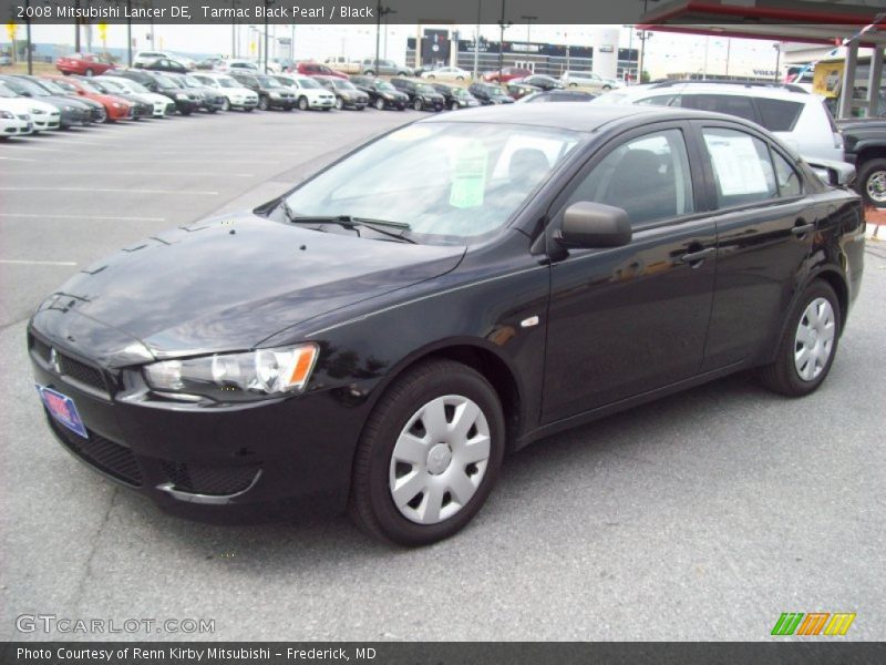 Tarmac Black Pearl / Black 2008 Mitsubishi Lancer DE
