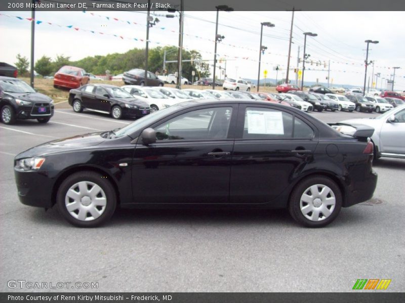 Tarmac Black Pearl / Black 2008 Mitsubishi Lancer DE
