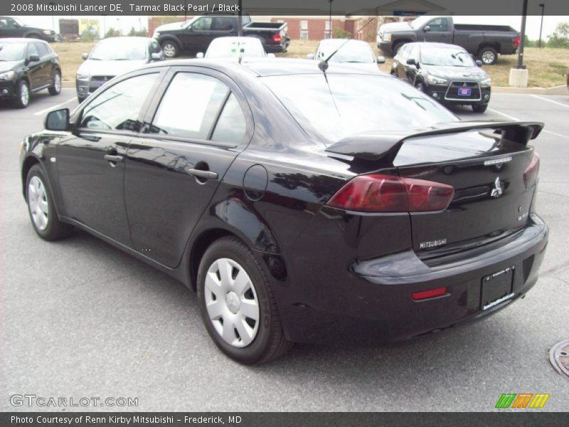 Tarmac Black Pearl / Black 2008 Mitsubishi Lancer DE