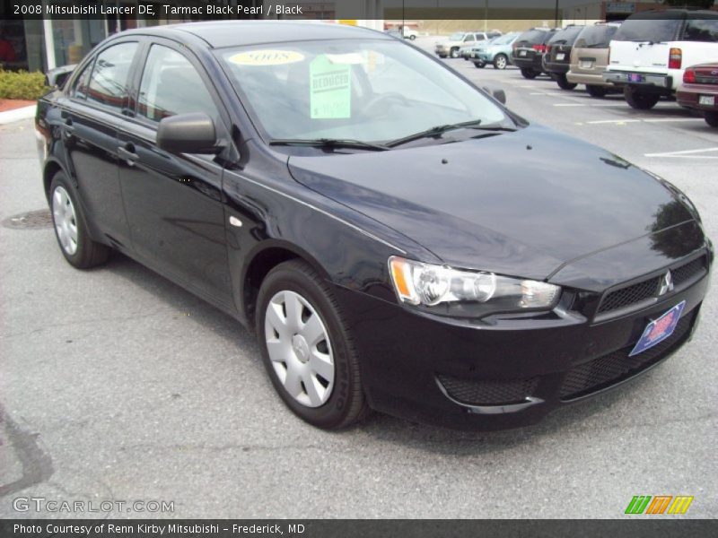 Tarmac Black Pearl / Black 2008 Mitsubishi Lancer DE