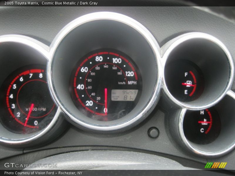 Cosmic Blue Metallic / Dark Gray 2005 Toyota Matrix