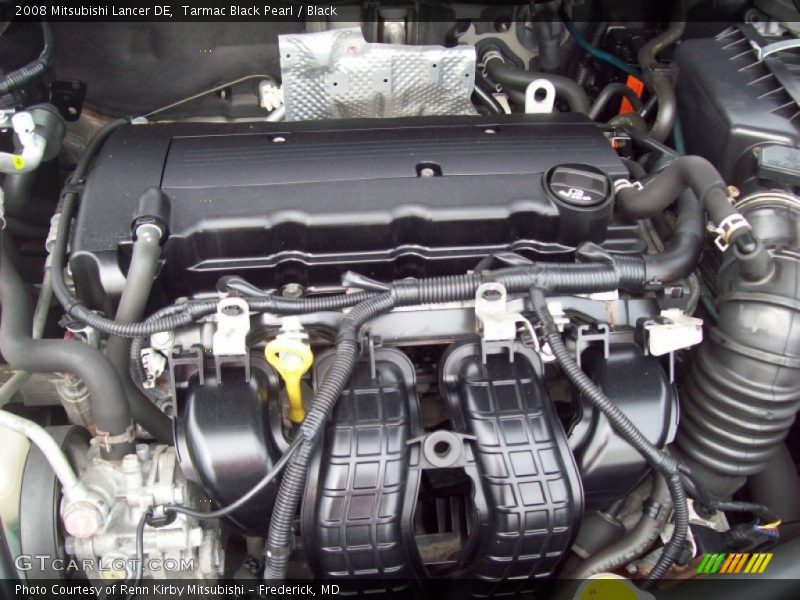 Tarmac Black Pearl / Black 2008 Mitsubishi Lancer DE