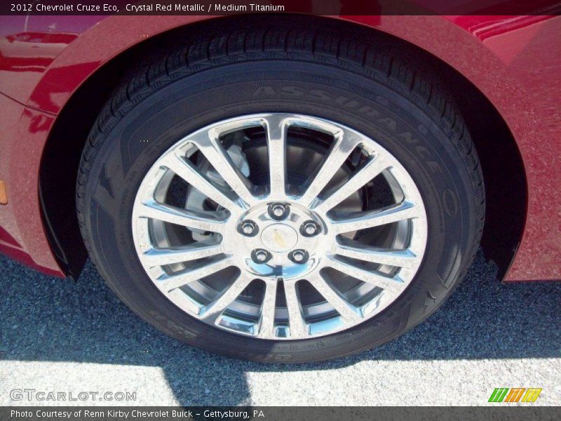 Crystal Red Metallic / Medium Titanium 2012 Chevrolet Cruze Eco