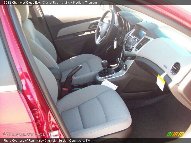 Crystal Red Metallic / Medium Titanium 2012 Chevrolet Cruze Eco