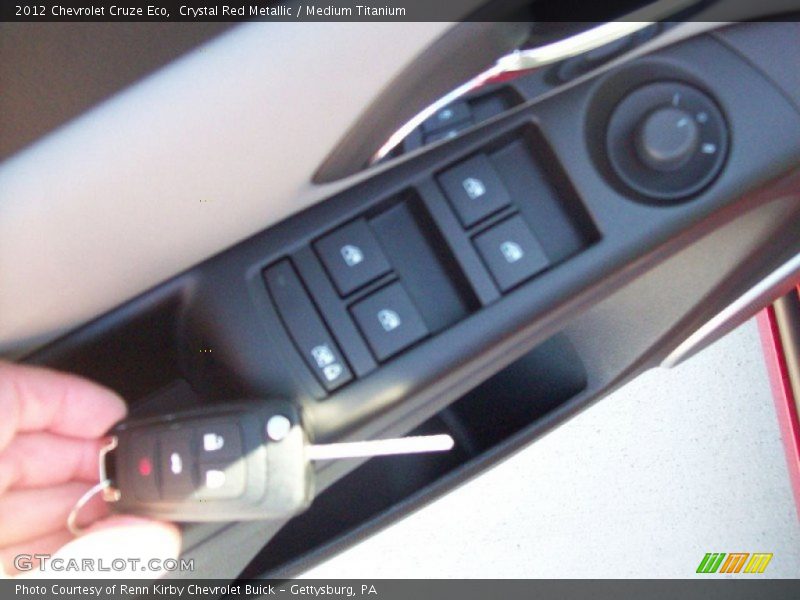 Crystal Red Metallic / Medium Titanium 2012 Chevrolet Cruze Eco