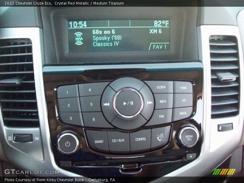 Controls of 2012 Cruze Eco