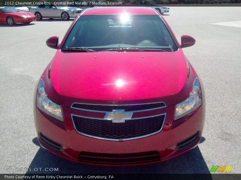 Crystal Red Metallic / Medium Titanium 2012 Chevrolet Cruze Eco