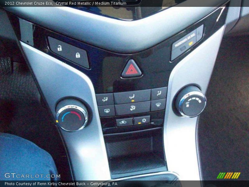 Controls of 2012 Cruze Eco