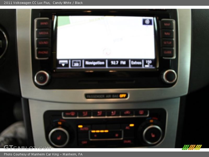 Candy White / Black 2011 Volkswagen CC Lux Plus
