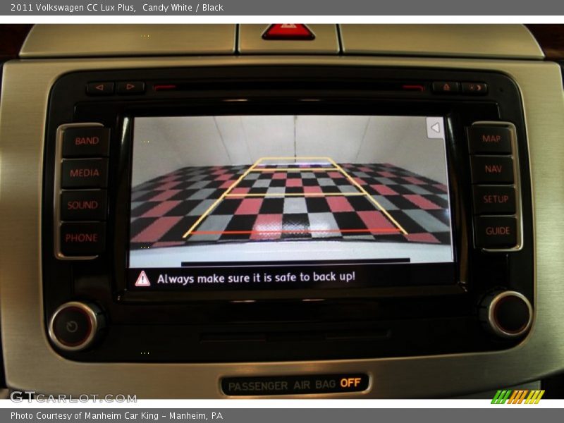 Candy White / Black 2011 Volkswagen CC Lux Plus