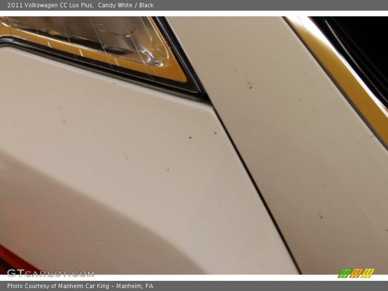 Candy White / Black 2011 Volkswagen CC Lux Plus