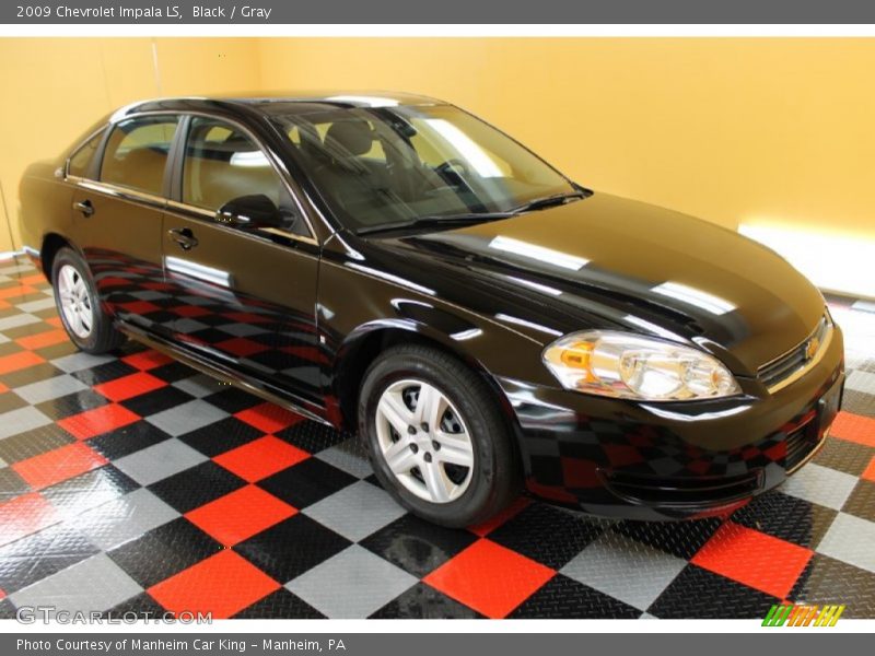 Black / Gray 2009 Chevrolet Impala LS