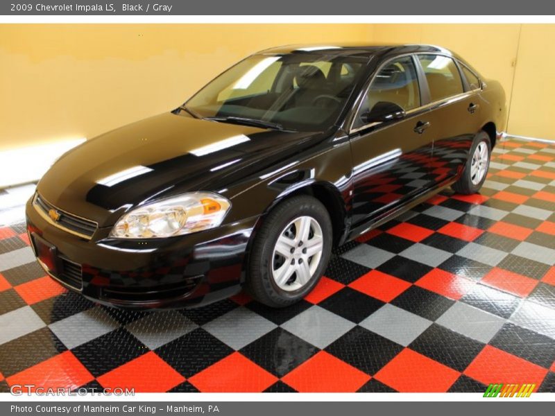 Black / Gray 2009 Chevrolet Impala LS