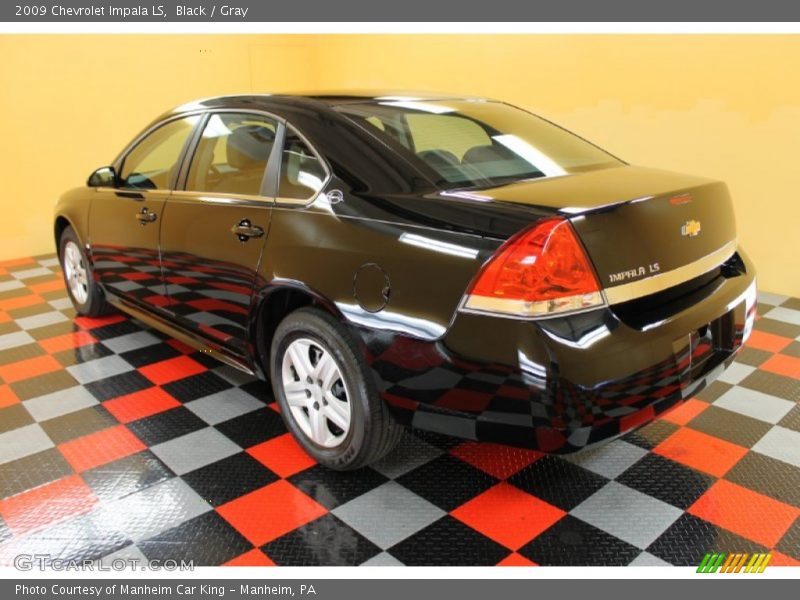 Black / Gray 2009 Chevrolet Impala LS