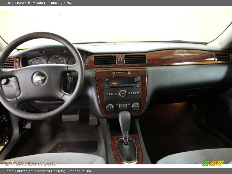 Black / Gray 2009 Chevrolet Impala LS