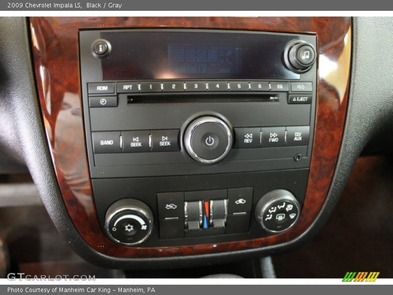Black / Gray 2009 Chevrolet Impala LS