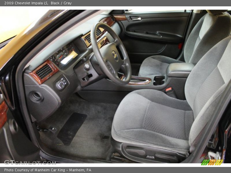 Black / Gray 2009 Chevrolet Impala LS