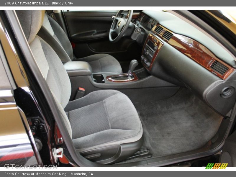 Black / Gray 2009 Chevrolet Impala LS