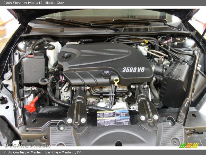 Black / Gray 2009 Chevrolet Impala LS