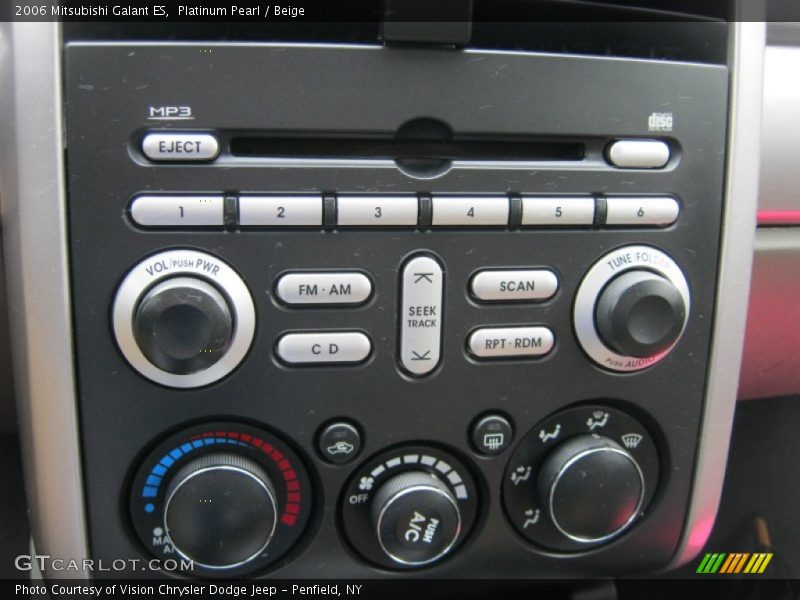 Platinum Pearl / Beige 2006 Mitsubishi Galant ES