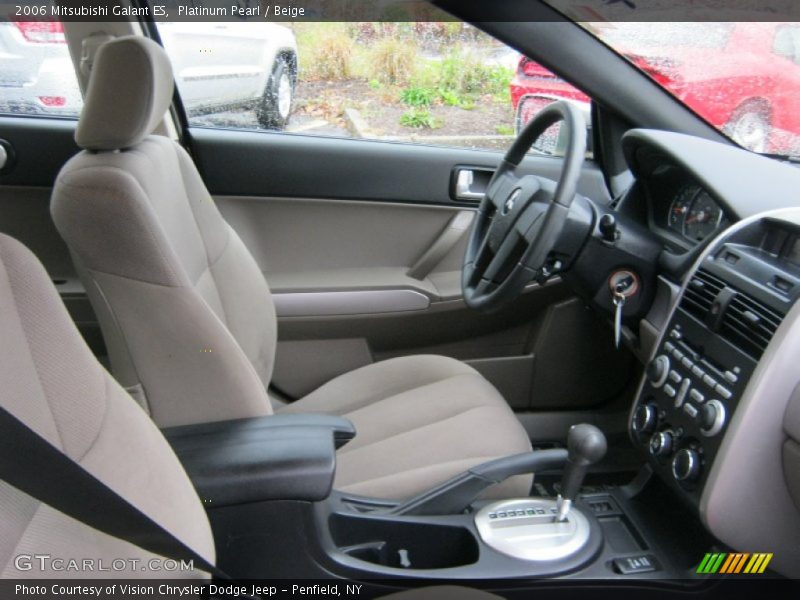 Platinum Pearl / Beige 2006 Mitsubishi Galant ES