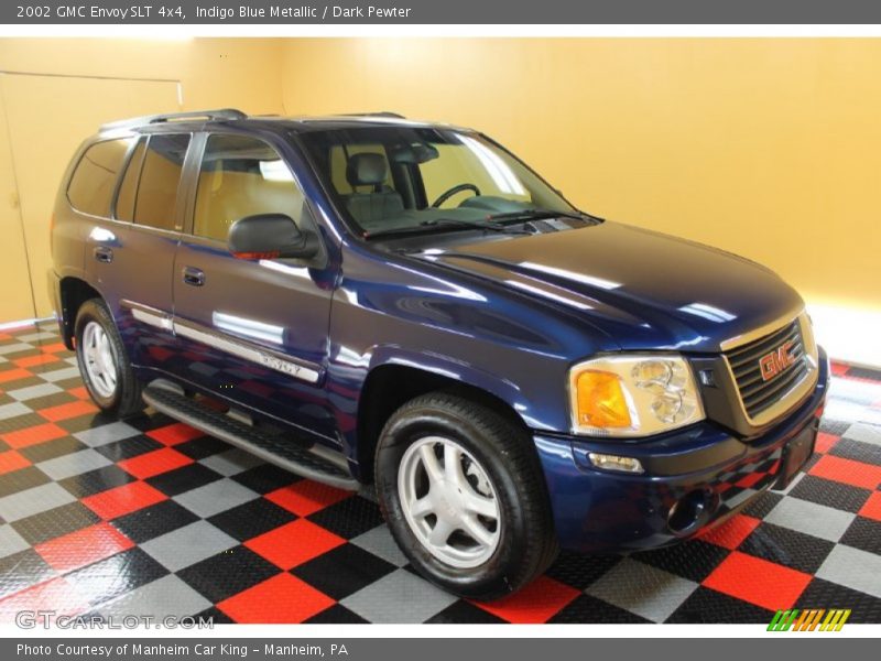 Indigo Blue Metallic / Dark Pewter 2002 GMC Envoy SLT 4x4