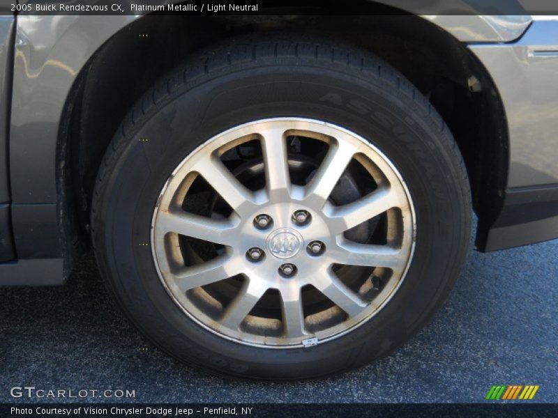 Platinum Metallic / Light Neutral 2005 Buick Rendezvous CX