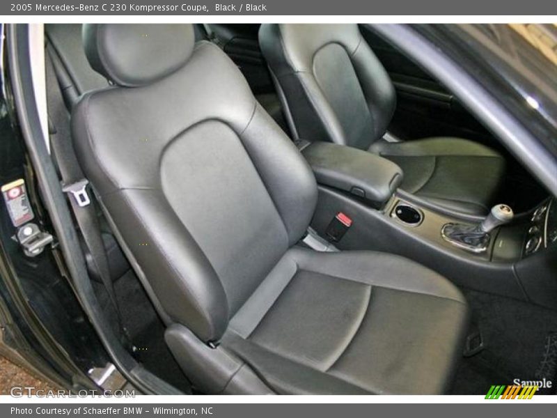 Black / Black 2005 Mercedes-Benz C 230 Kompressor Coupe