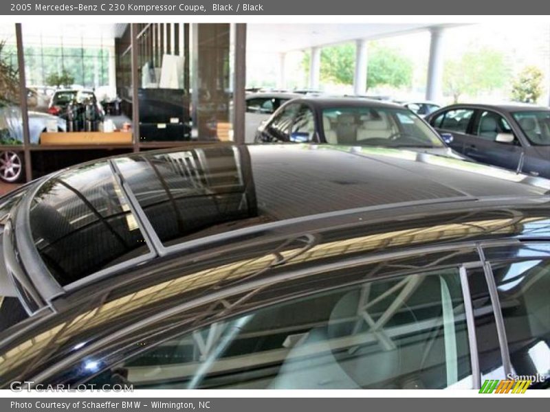 Black / Black 2005 Mercedes-Benz C 230 Kompressor Coupe