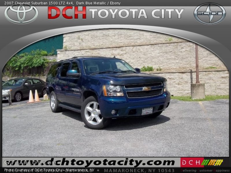 Dark Blue Metallic / Ebony 2007 Chevrolet Suburban 1500 LTZ 4x4