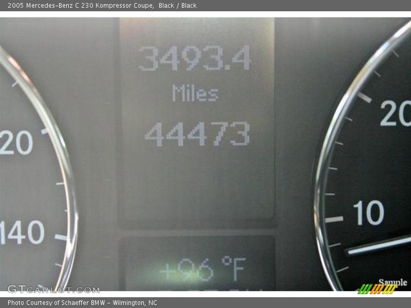 Black / Black 2005 Mercedes-Benz C 230 Kompressor Coupe