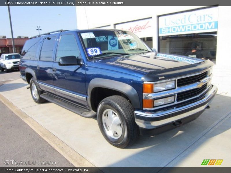 Indigo Blue Metallic / Neutral 1999 Chevrolet Suburban K1500 LT 4x4