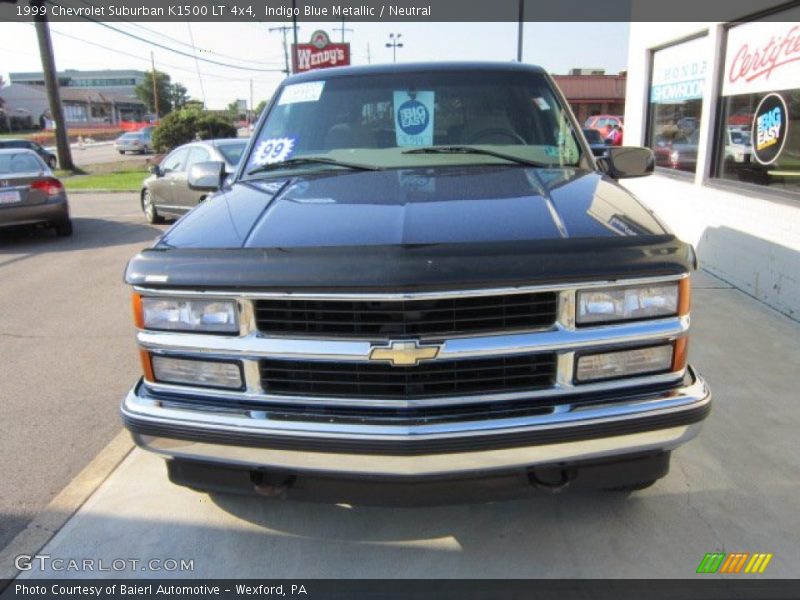 Indigo Blue Metallic / Neutral 1999 Chevrolet Suburban K1500 LT 4x4