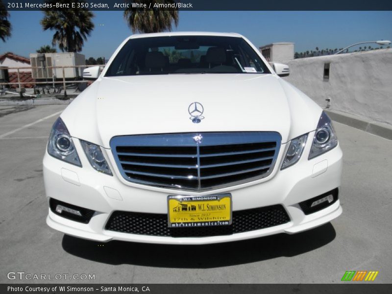 Arctic White / Almond/Black 2011 Mercedes-Benz E 350 Sedan