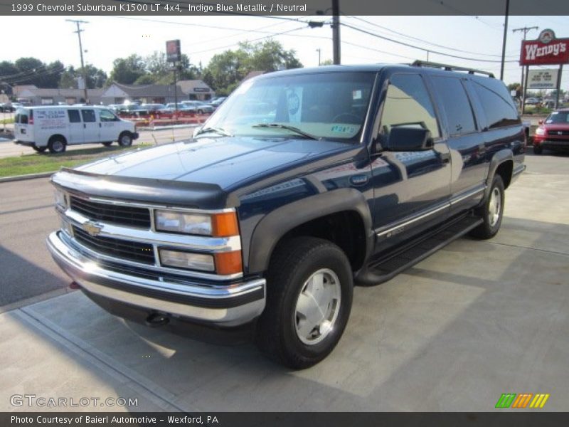 Indigo Blue Metallic / Neutral 1999 Chevrolet Suburban K1500 LT 4x4