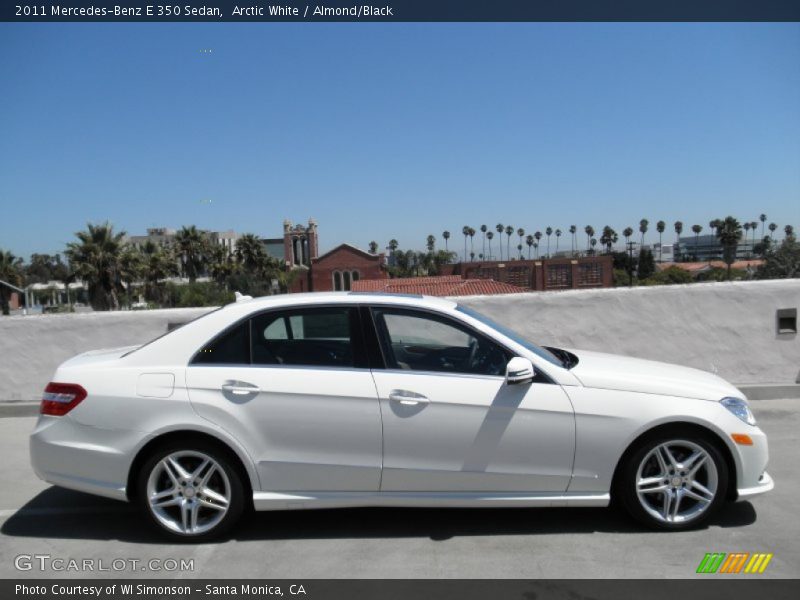 Arctic White / Almond/Black 2011 Mercedes-Benz E 350 Sedan