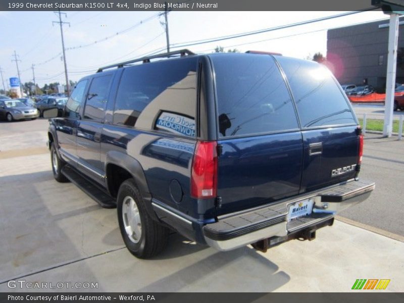 Indigo Blue Metallic / Neutral 1999 Chevrolet Suburban K1500 LT 4x4