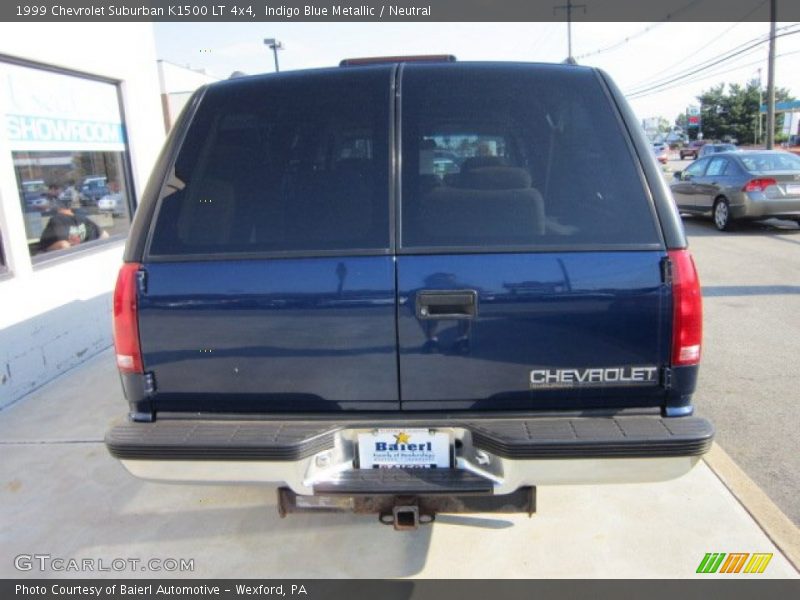 Indigo Blue Metallic / Neutral 1999 Chevrolet Suburban K1500 LT 4x4