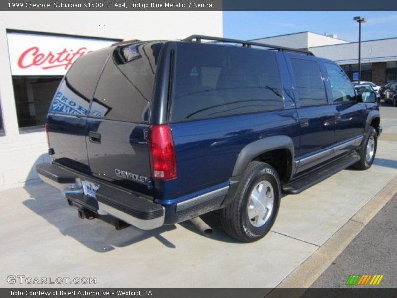 Indigo Blue Metallic / Neutral 1999 Chevrolet Suburban K1500 LT 4x4