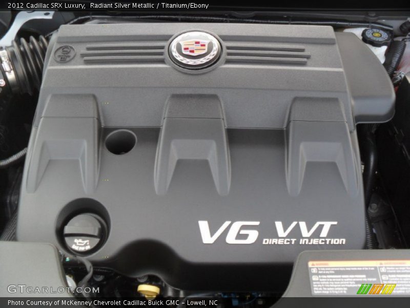  2012 SRX Luxury Engine - 3.6 Liter DI DOHC 24-Valve VVT V6