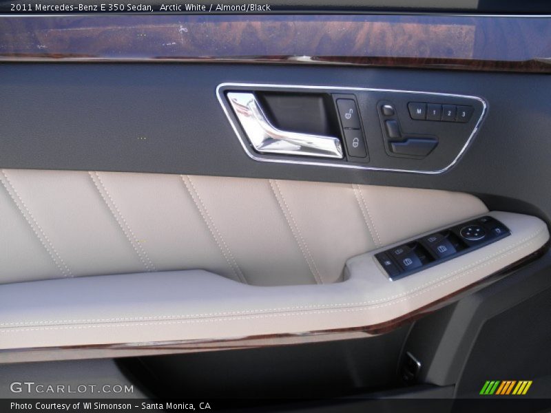 Arctic White / Almond/Black 2011 Mercedes-Benz E 350 Sedan