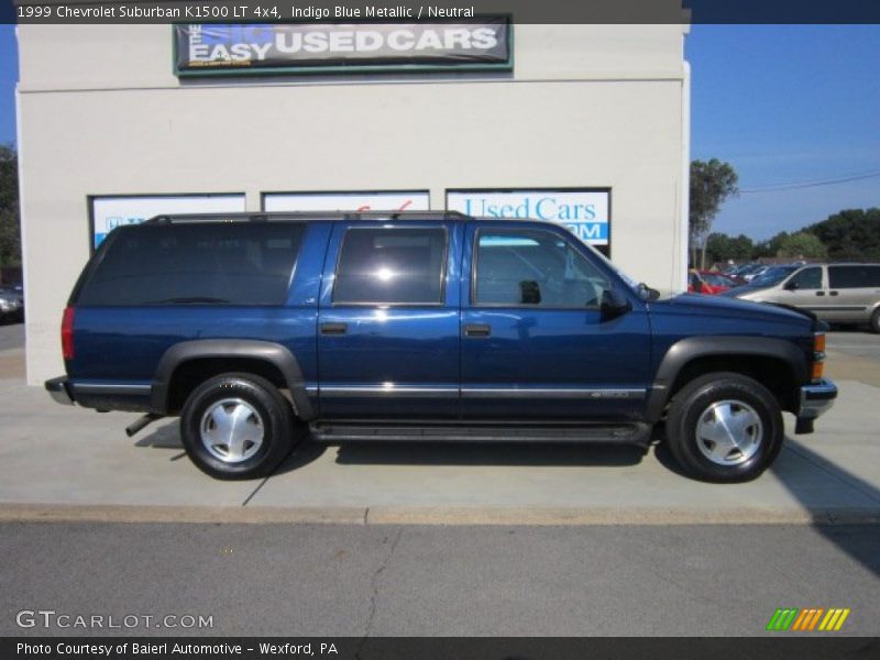 Indigo Blue Metallic / Neutral 1999 Chevrolet Suburban K1500 LT 4x4