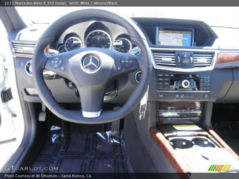 Arctic White / Almond/Black 2011 Mercedes-Benz E 350 Sedan