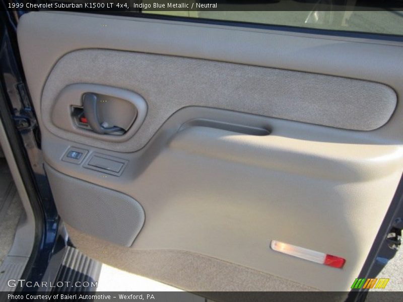 Indigo Blue Metallic / Neutral 1999 Chevrolet Suburban K1500 LT 4x4