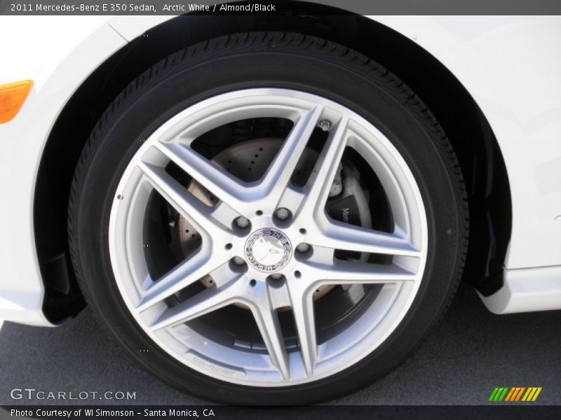 Arctic White / Almond/Black 2011 Mercedes-Benz E 350 Sedan
