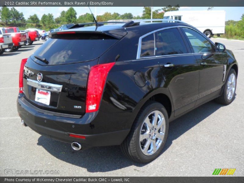 Black Raven / Ebony/Ebony 2012 Cadillac SRX Performance