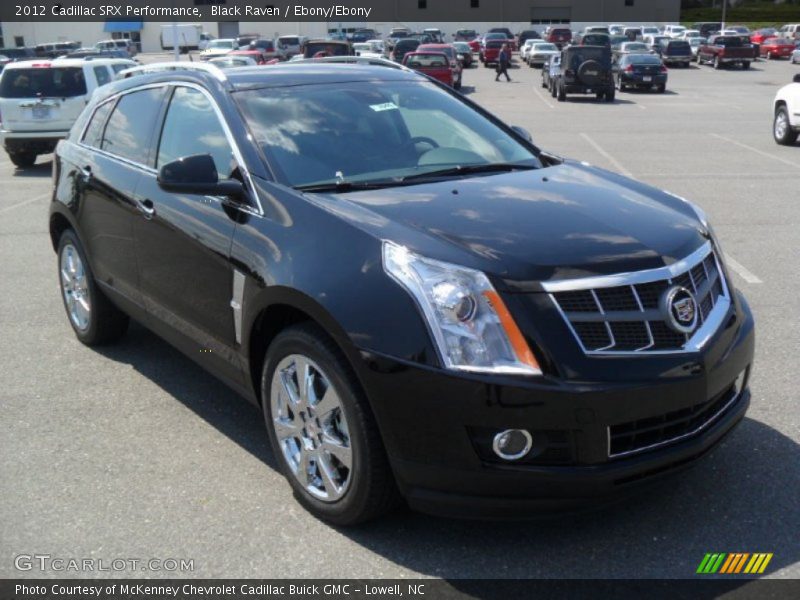 Black Raven / Ebony/Ebony 2012 Cadillac SRX Performance