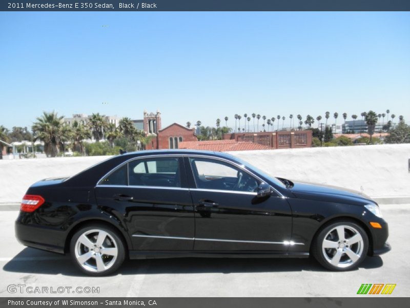 Black / Black 2011 Mercedes-Benz E 350 Sedan