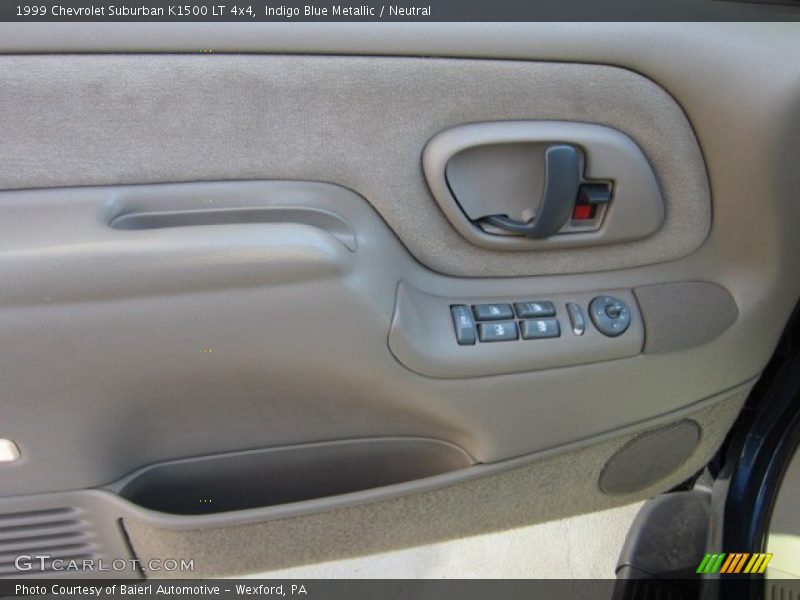 Indigo Blue Metallic / Neutral 1999 Chevrolet Suburban K1500 LT 4x4