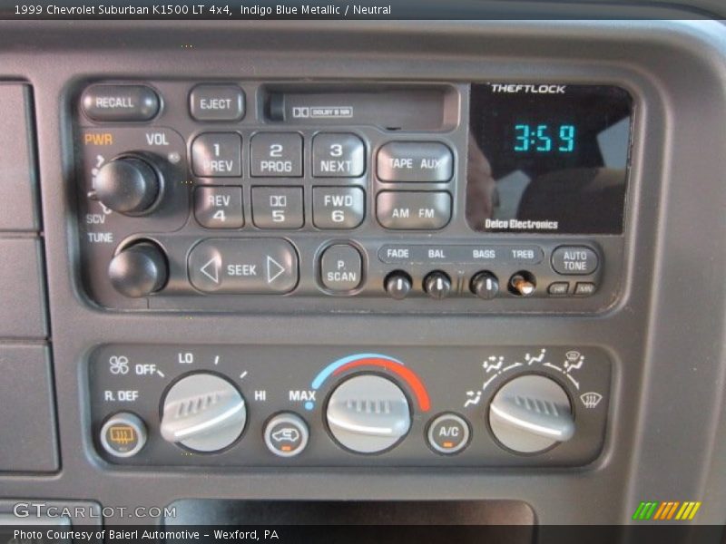 Indigo Blue Metallic / Neutral 1999 Chevrolet Suburban K1500 LT 4x4